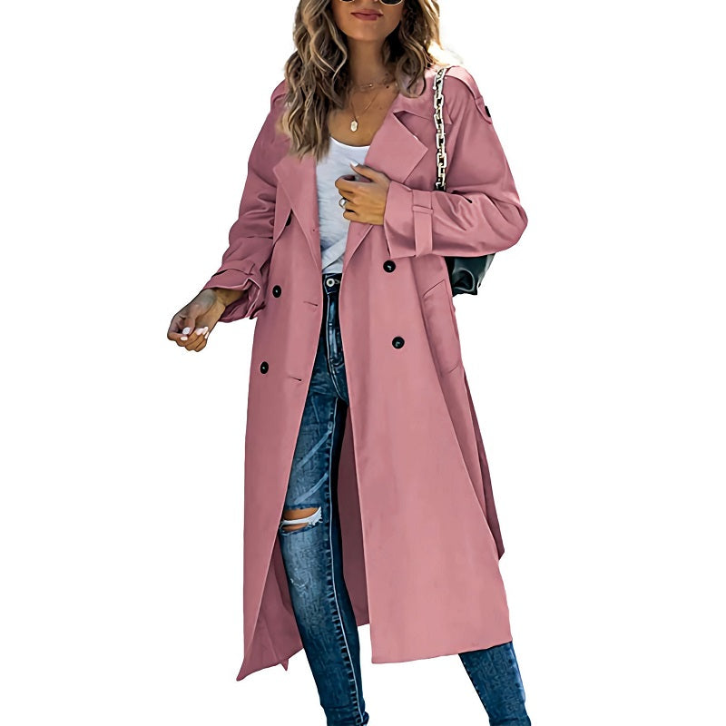 Women_s_Long_Trench_Coat_Classic_with_Belted_Waist_2