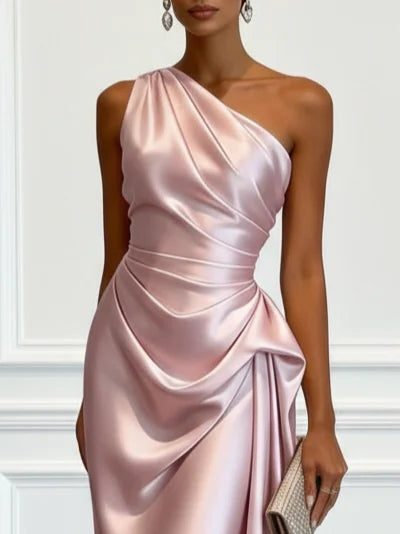 Women_s_Midi_Dress_One_Shoulder_with_Ruched_Waist_16