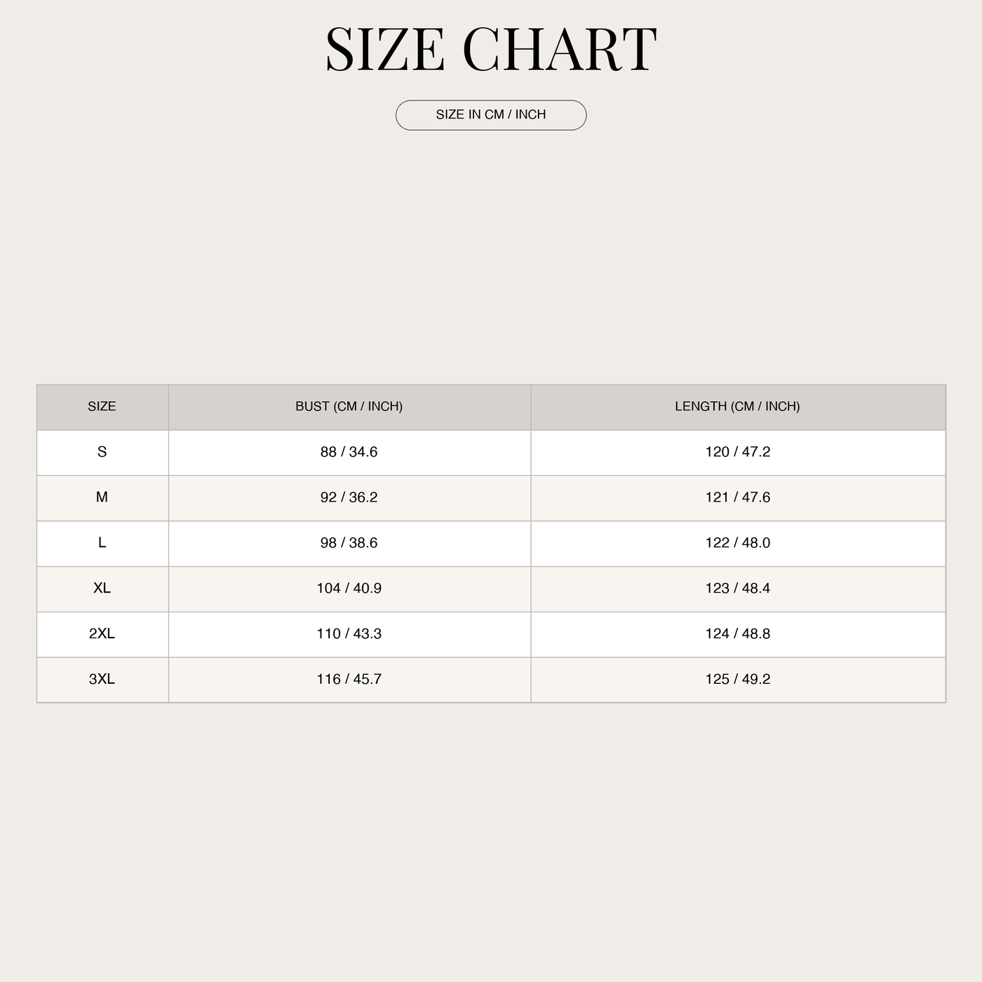 Women's Midi Dress – One-Shoulder with Ruched Waist size chart