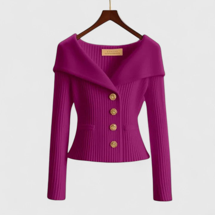 Women_s_Modern_Off_Shoulder_Pullover_Elegant_and_with_Button_Placket_10