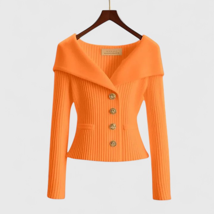 Women_s_Modern_Off_Shoulder_Pullover_Elegant_and_with_Button_Placket_4