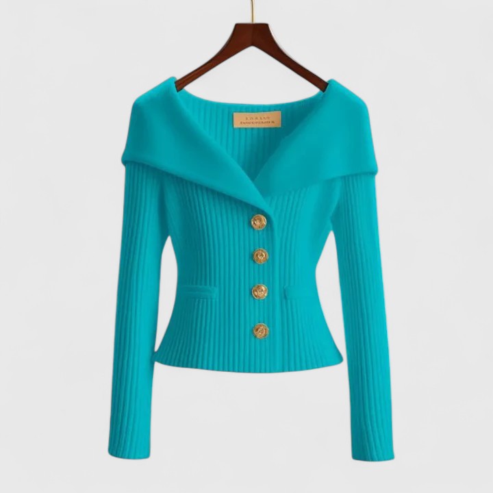 Women_s_Modern_Off_Shoulder_Pullover_Elegant_and_with_Button_Placket_8