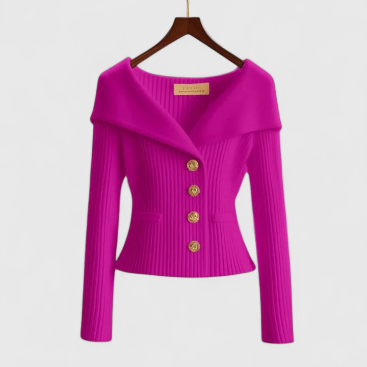 Women_s_Modern_Off_Shoulder_Pullover_Elegant_and_with_Button_Placket_9
