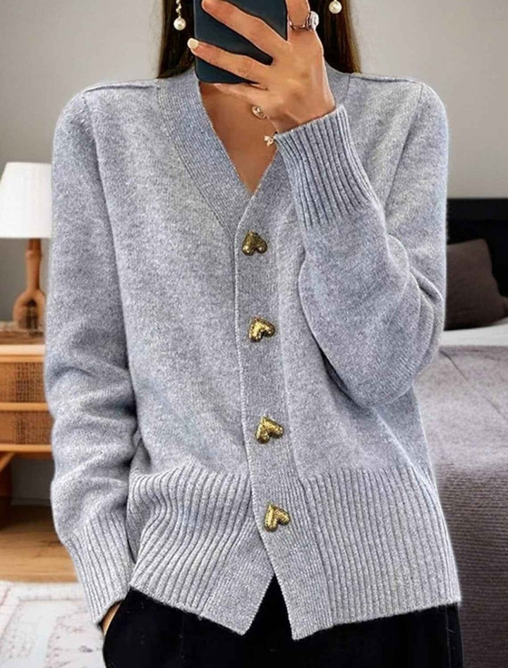 Women_s_Plain_Cardigan_Button_Front_and_Classic_Fit_1