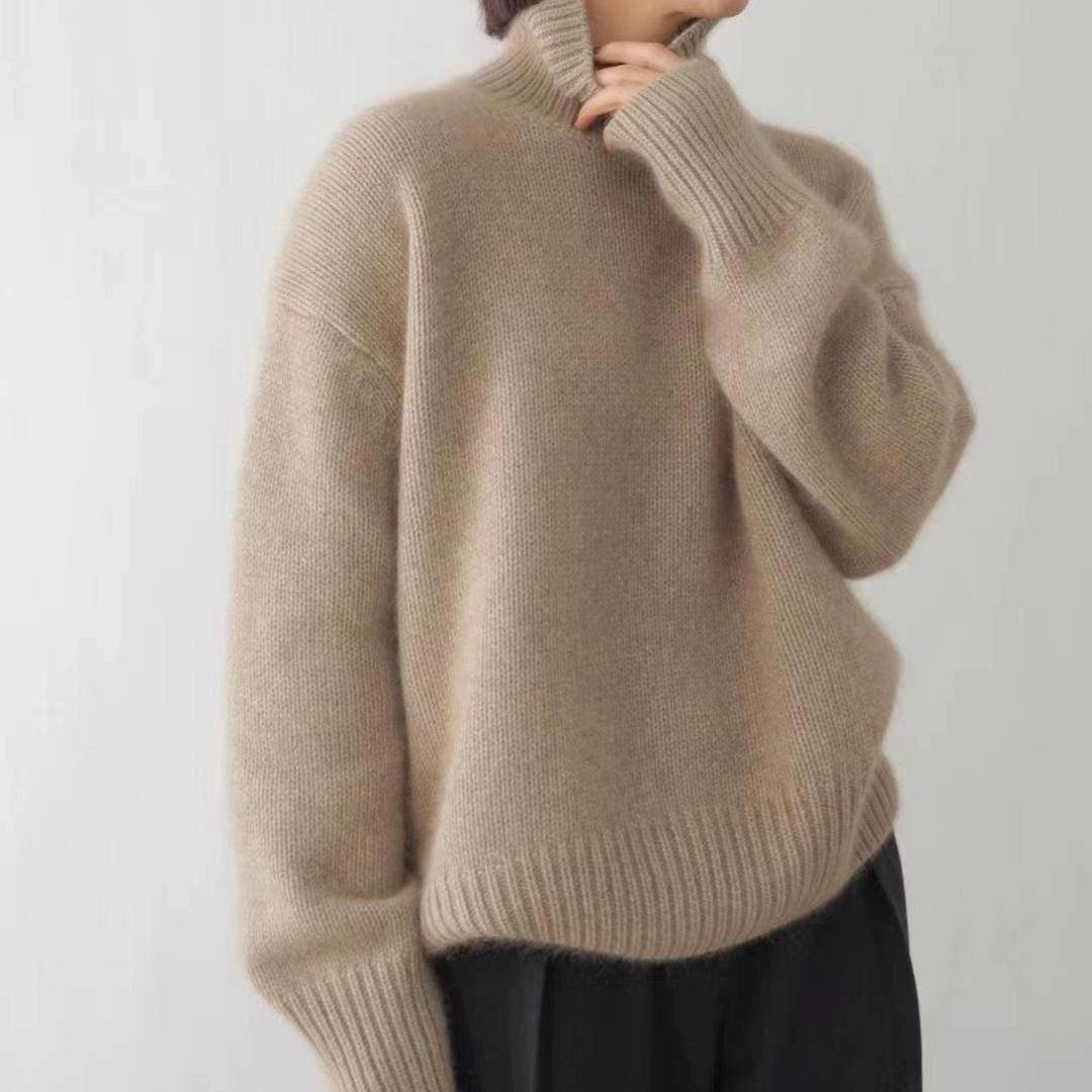 Women_s_Plush_Pullover_Adjustable_Collar_Cozy_Feel_1