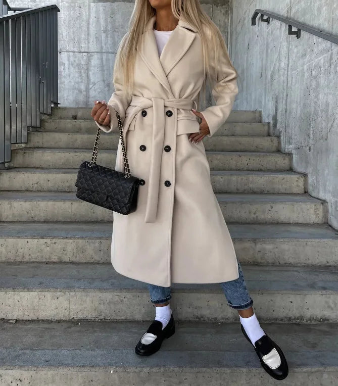 Women_s_Sleeve_Trench_Coat_Elegant_with_Belted_Waist_2