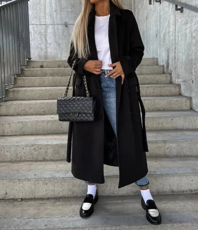 Women_s_Sleeve_Trench_Coat_Elegant_with_Belted_Waist_4