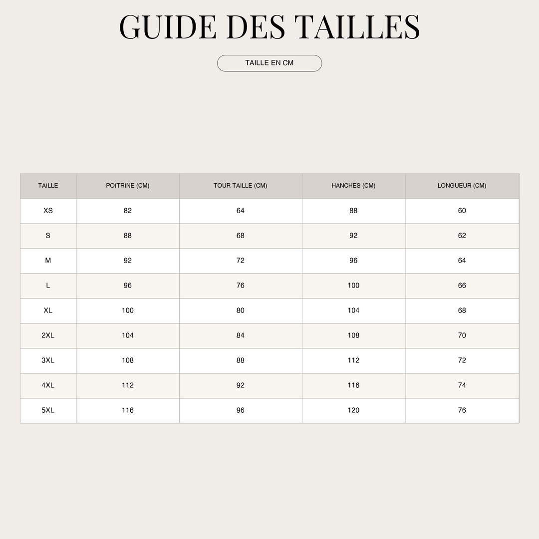 Pull pour Femme en tricot doux et texturé – Mélange de coton respirant size chart