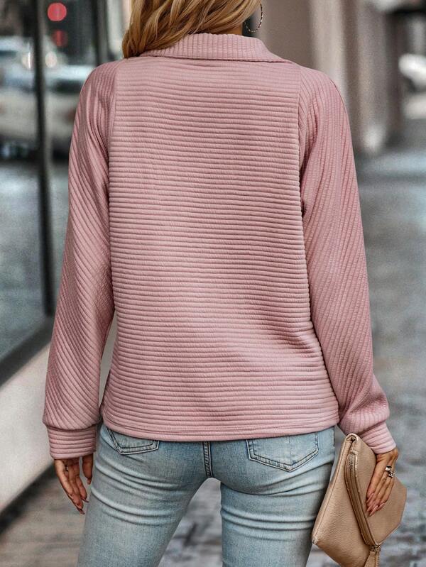 Women_s_Structured_Half_Zip_with_comfortable_fit_6