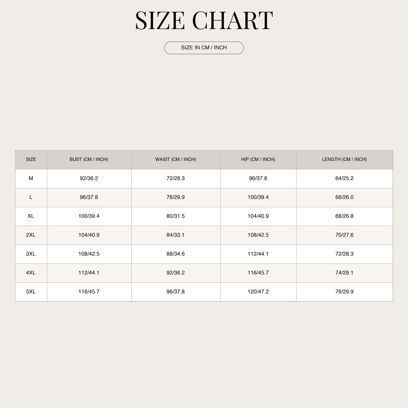 Women's Elegant Short Trench Coat – Belted with Lapels and Pockets size chart