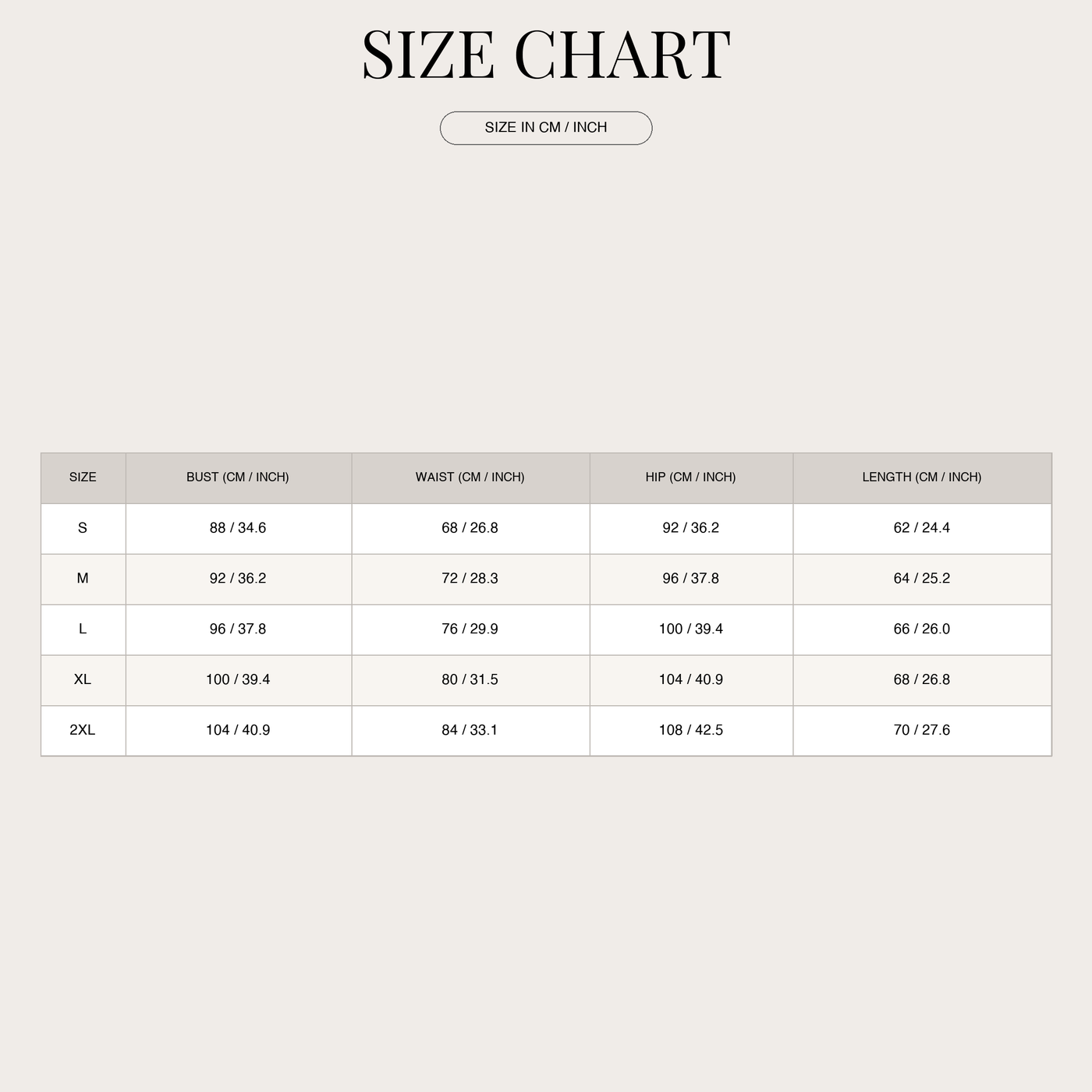 Men's Warm Down Puffer Jacket – Fully Padded with Modern Cut size chart
