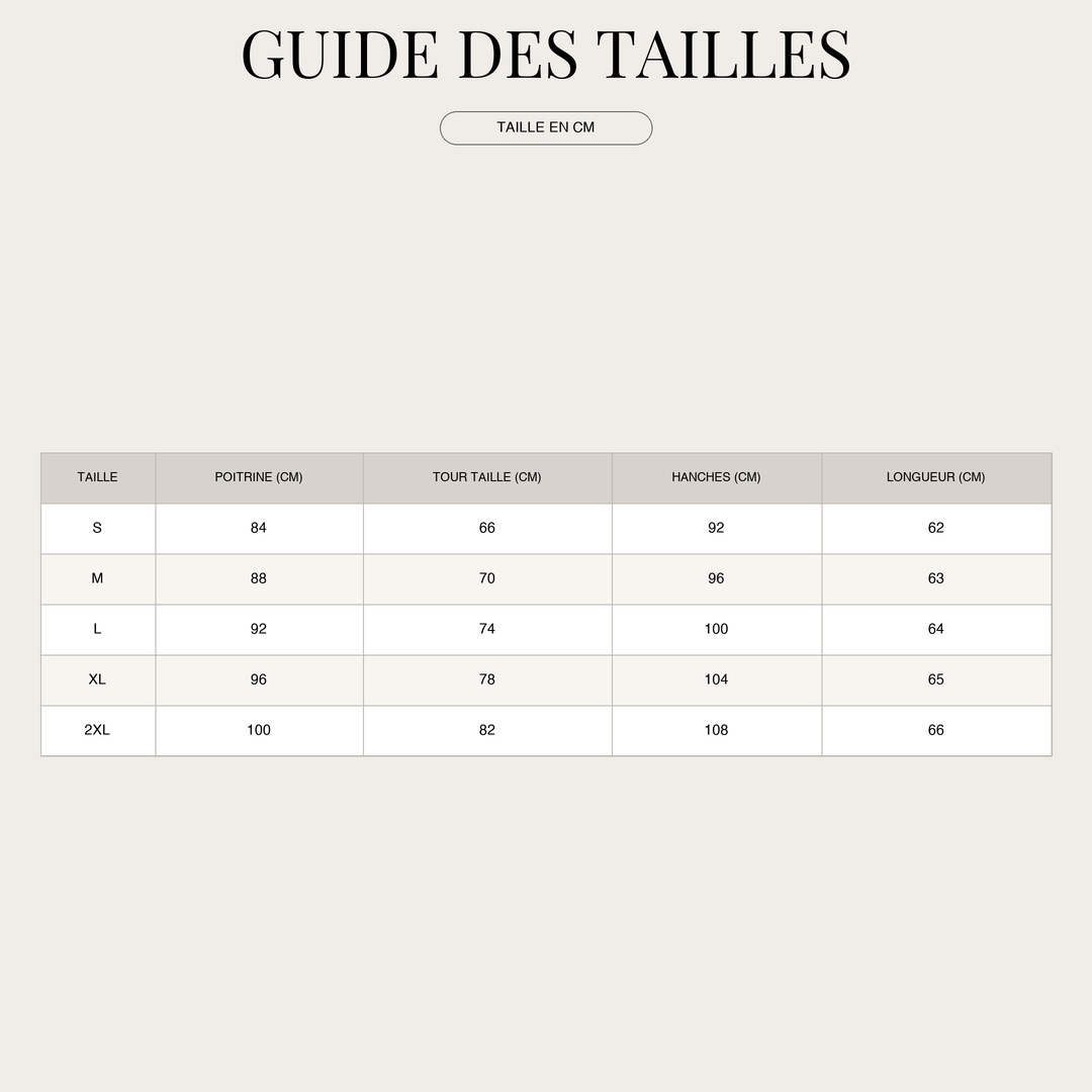 Pull chaud à col roulé pour Femme – Confort raffiné pour le quotidien size chart
