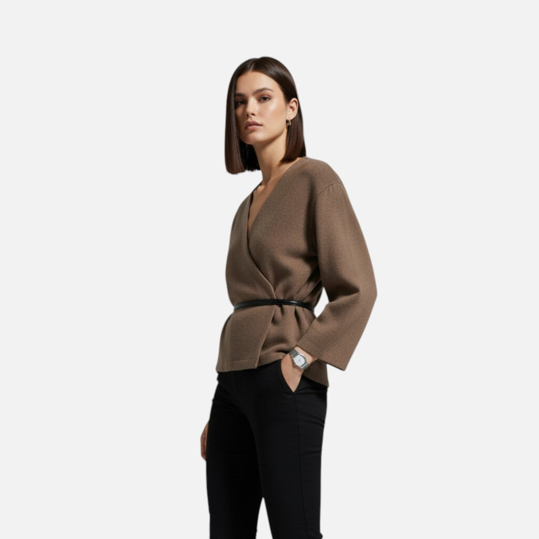 Women_s_s_Soft_Knit_Sweater_Tie_Waist_Crossover_Design_3