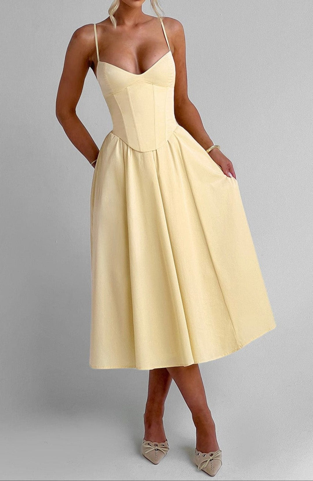 Womens_A_Line_Midi_Dress_with_Corset_Bodice_and_Sweetheart_Neckline_3