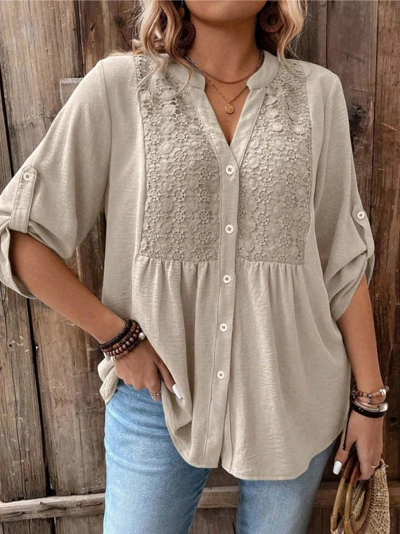 Womens_Blouse_V_Neck_with_Partial_Button_Front_1