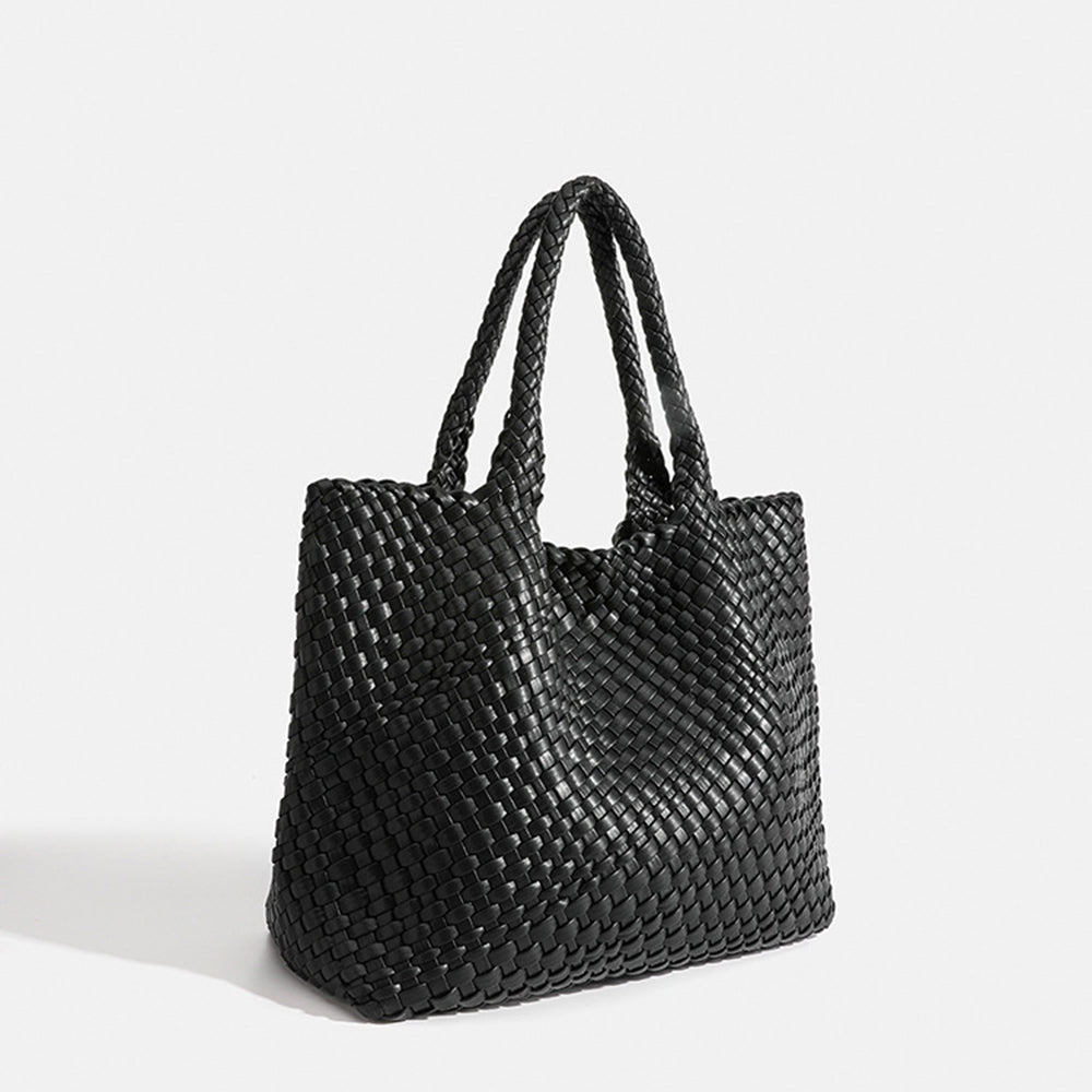 Women's Braided Shopper Shoulder Bag – Stylish and Practical with Double Handles 4