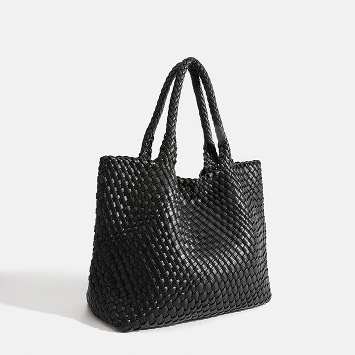Women's Braided Shopper Shoulder Bag – Stylish and Practical with Double Handles 4
