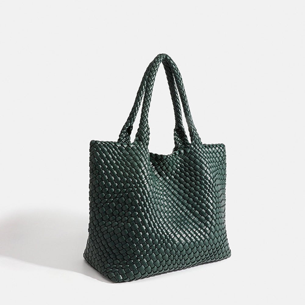 Women's Braided Shopper Shoulder Bag – Stylish and Practical with Double Handles 5