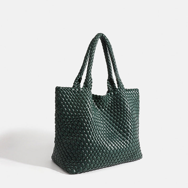 Women's Braided Shopper Shoulder Bag – Stylish and Practical with Double Handles 5