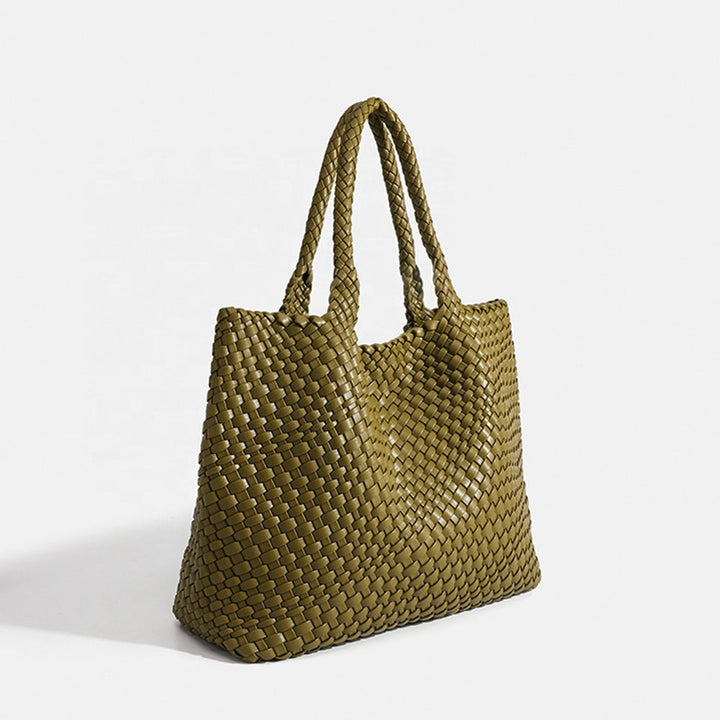 Women's Braided Shopper Shoulder Bag – Stylish and Practical with Double Handles 7