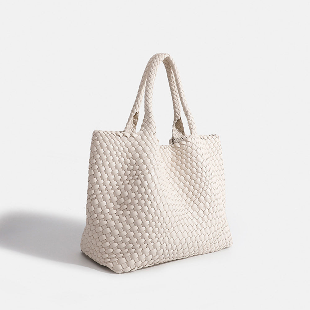 Women's Braided Shopper Shoulder Bag – Stylish and Practical with Double Handles 8