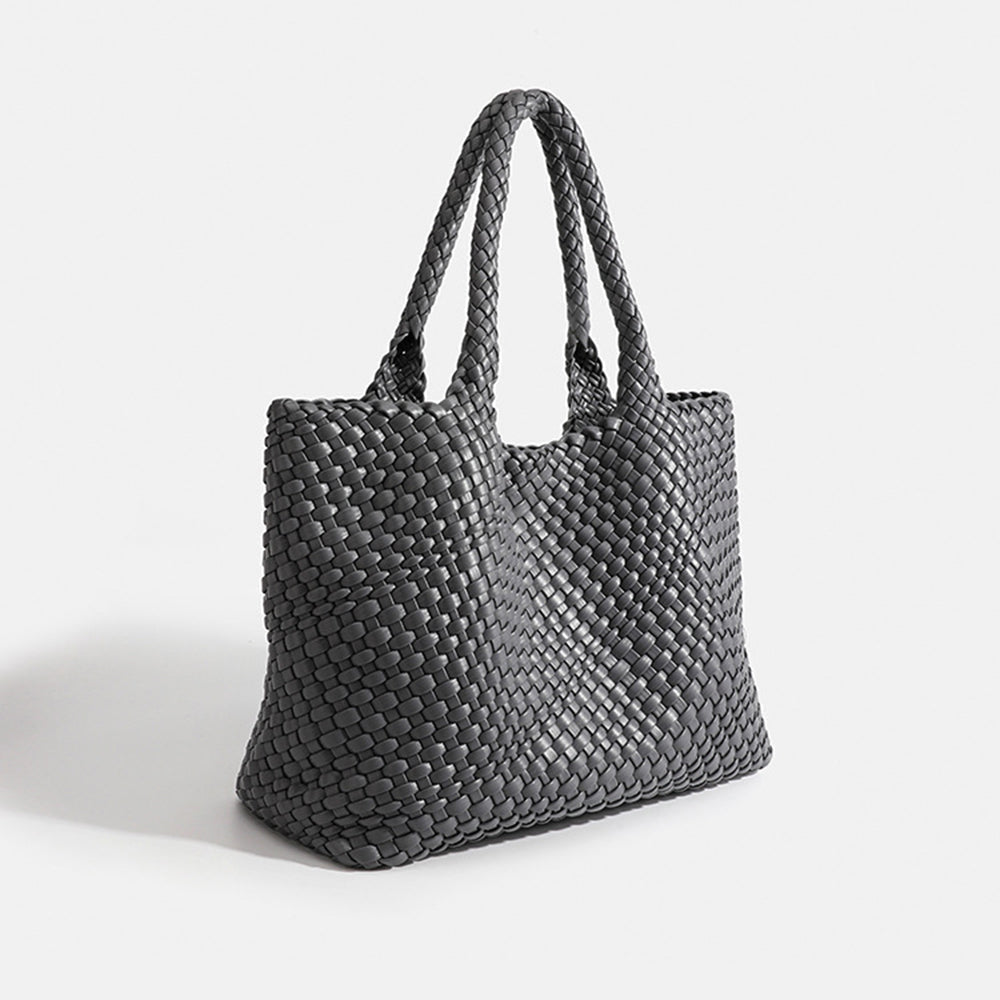 Women's Braided Shopper Shoulder Bag – Stylish and Practical with Double Handles 9