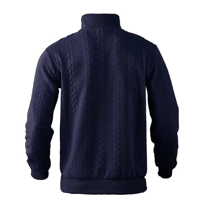 Womens_Cable_Knit_Sweater_High_Neck_Half_Zip_and_Hip_Length_8