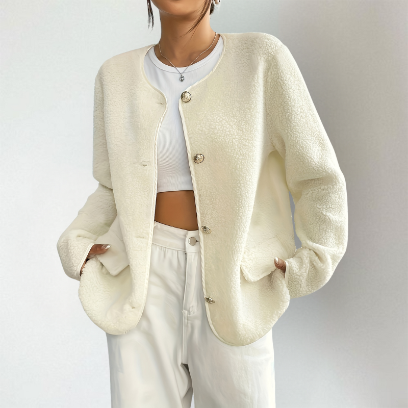 Womens_Cardigan_Teddy_Finish_and_Round_Neck_2