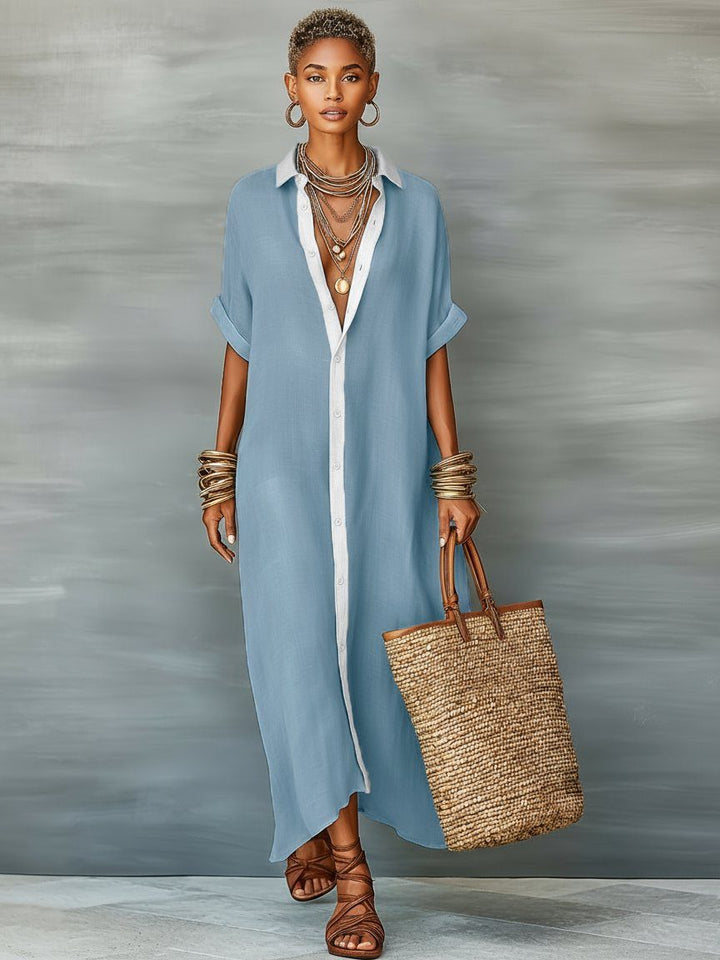 Womens_Casual_Maxi_Shirt_Dress_With_Relaxed_Fit_and_Short_Sleeves_6