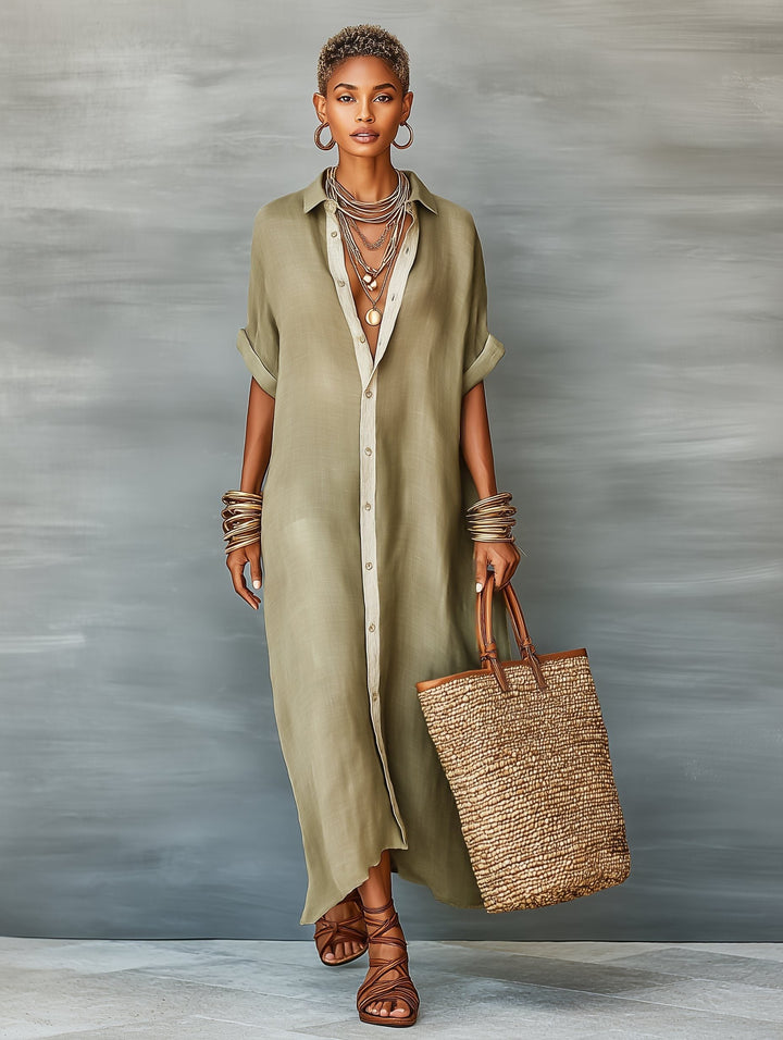 Womens_Casual_Maxi_Shirt_Dress_With_Relaxed_Fit_and_Short_Sleeves_7