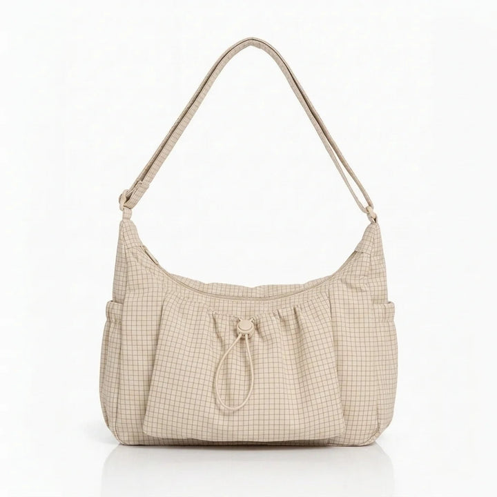 Women's Checkered Shoulder Bag – Spacious 11