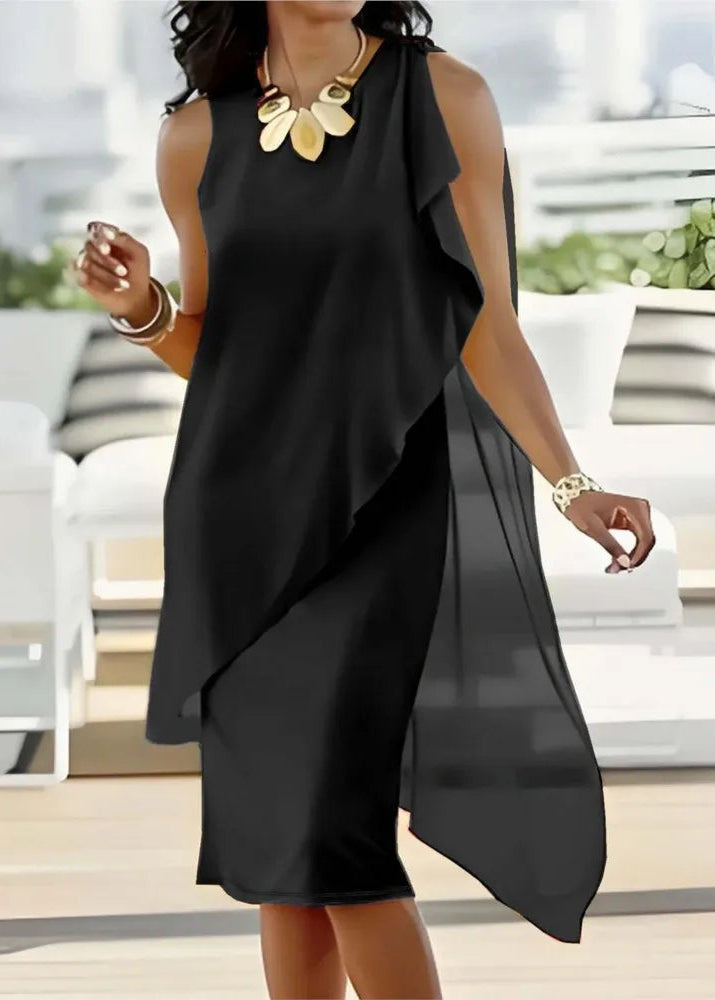 Womens_Chiffon_Sleeveless_Midi_Shift_Dress_Lightweight_Feel_5