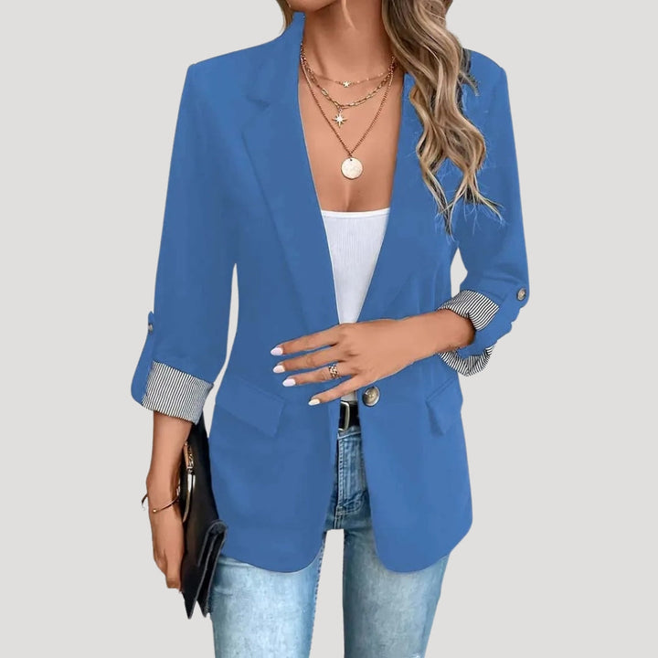 Womens_Classic_Single_Breasted_Roll_Up_Blazer_Tailored_4