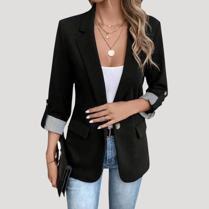 Womens_Classic_Single_Breasted_Roll_Up_Blazer_Tailored_6