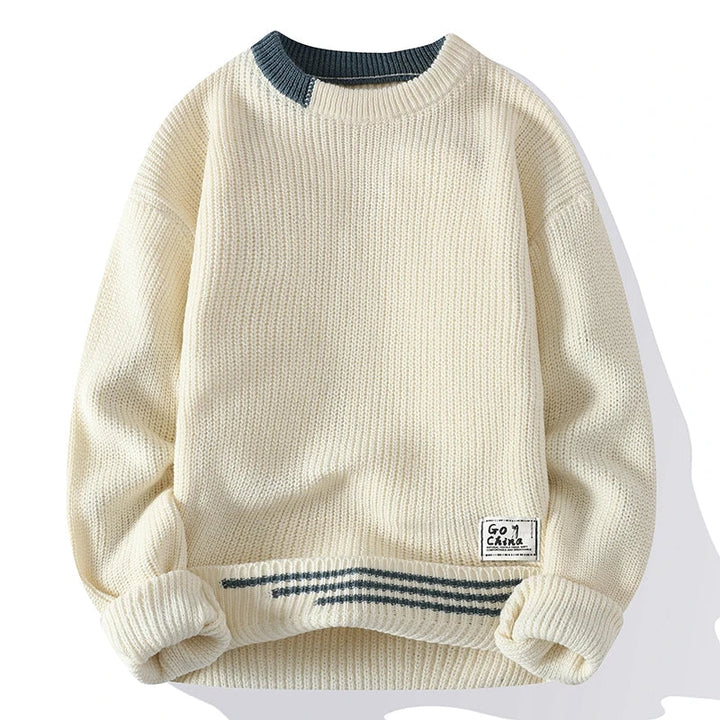 Womens_Color_Block_Knit_Sweater_Soft_warmth_and_stretch_fit_1