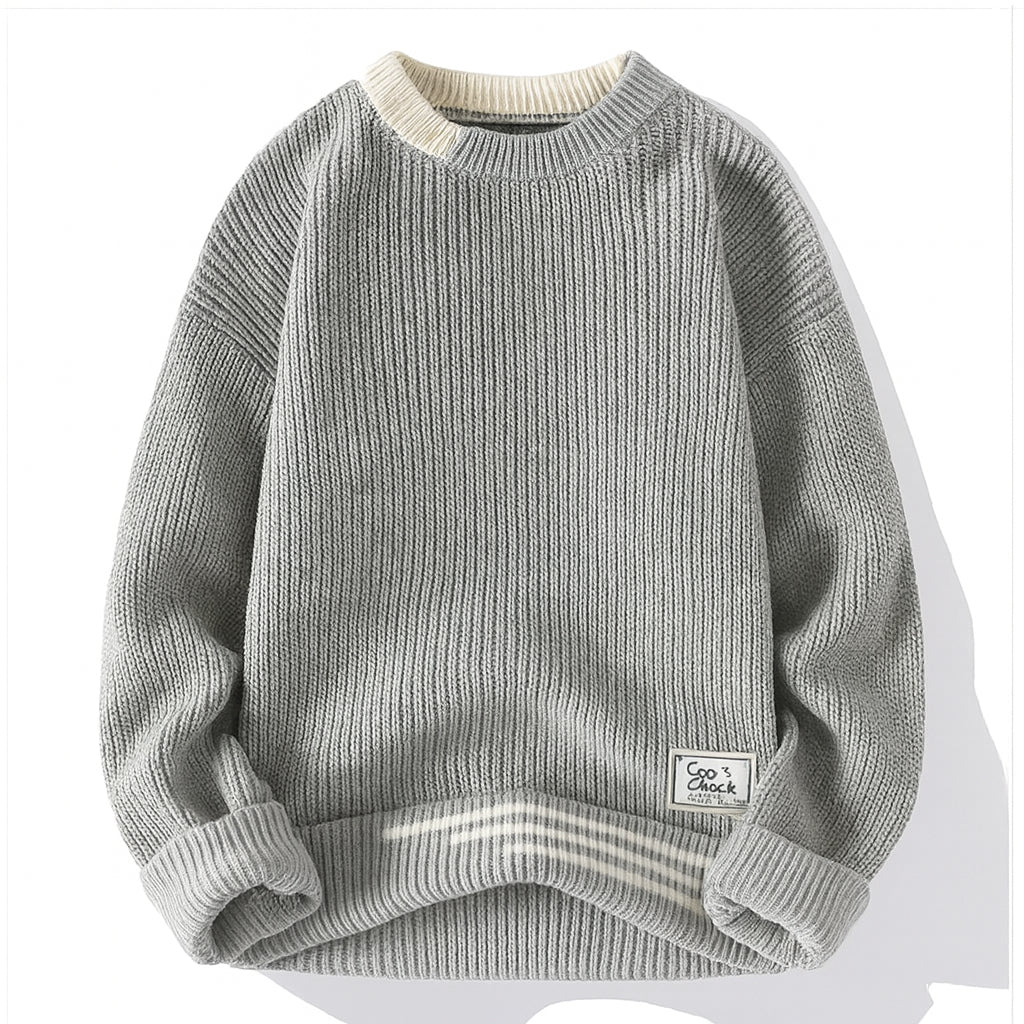 Womens_Color_Block_Knit_Sweater_Soft_warmth_and_stretch_fit_2