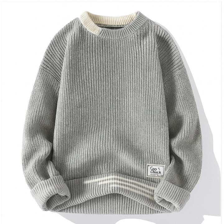 Womens_Color_Block_Knit_Sweater_Soft_warmth_and_stretch_fit_2