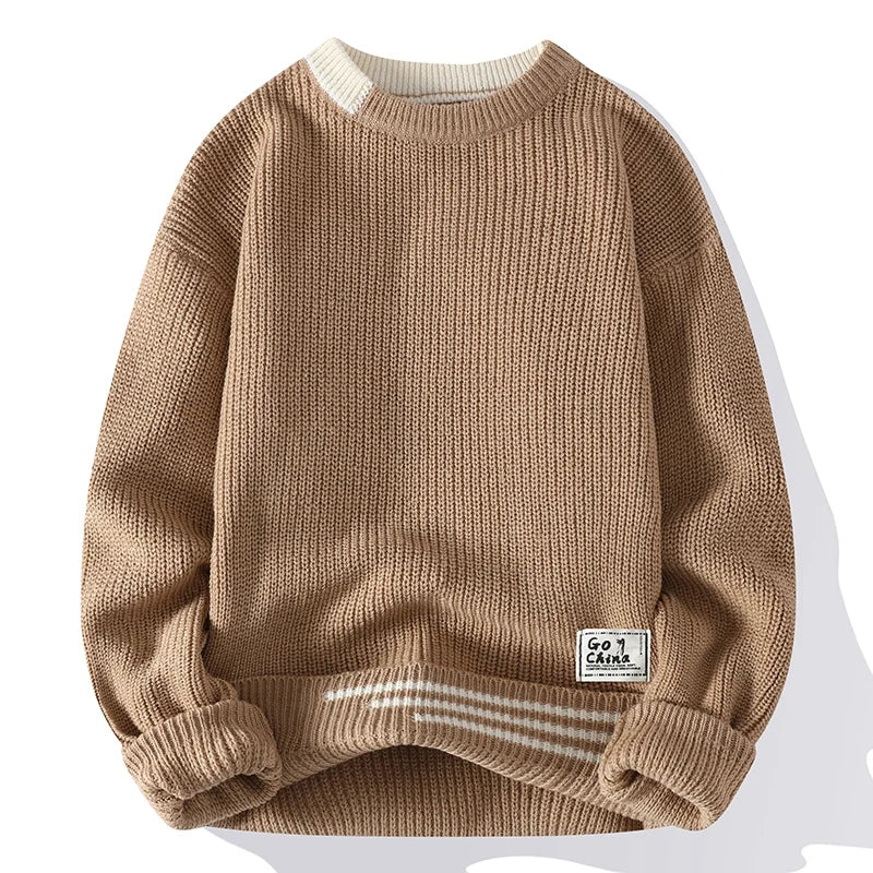 Womens_Color_Block_Knit_Sweater_Soft_warmth_and_stretch_fit_3