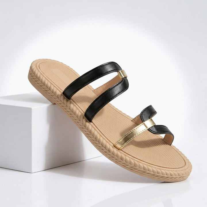 Womens_Comfort_Slides_Wide_Strap_with_Cushioned_Flat_Sole_3