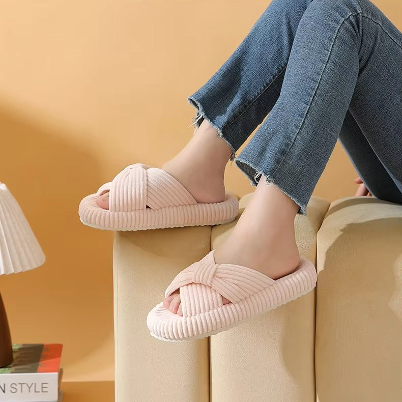 Womens_Comfort_Slippers_With_Corduroy_and_Open_Toe_6