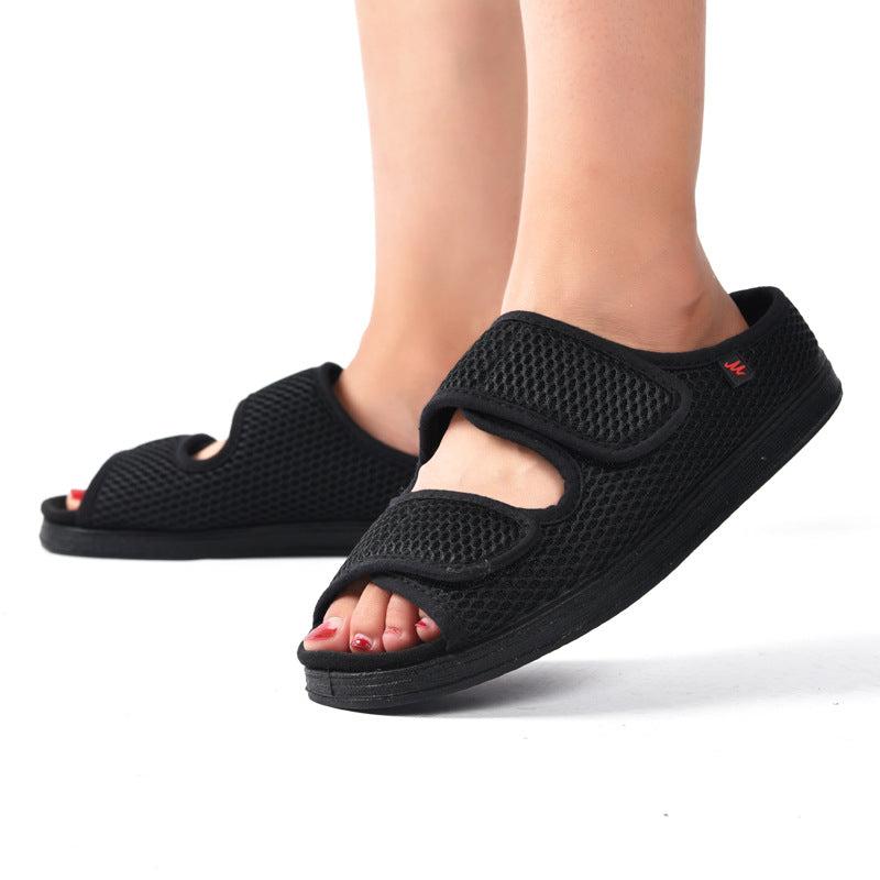 Womens_Comfortable_Diabetic_Shoes_Adjustable_with_Foot_Swelling_1