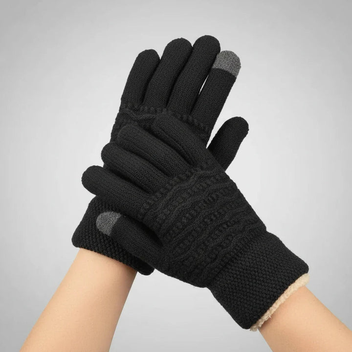 Women's Comfortable Gloves – With Touchscreen Functionality and Cable Pattern with Warm Fleece Lining 5