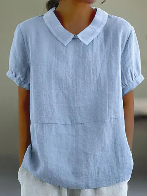 Womens_Cotton_Linen_Blouse_Lightweight_airy_feel_1