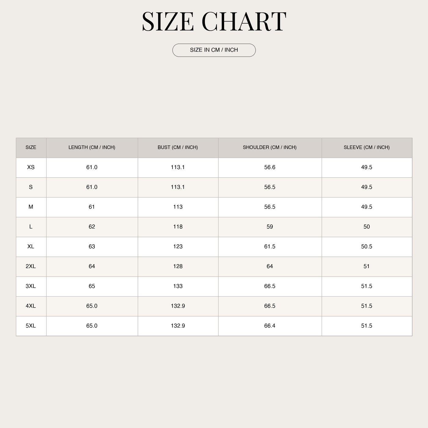 Women's Leopard Print Blouse – Button Front with Ribbed Texture size chart