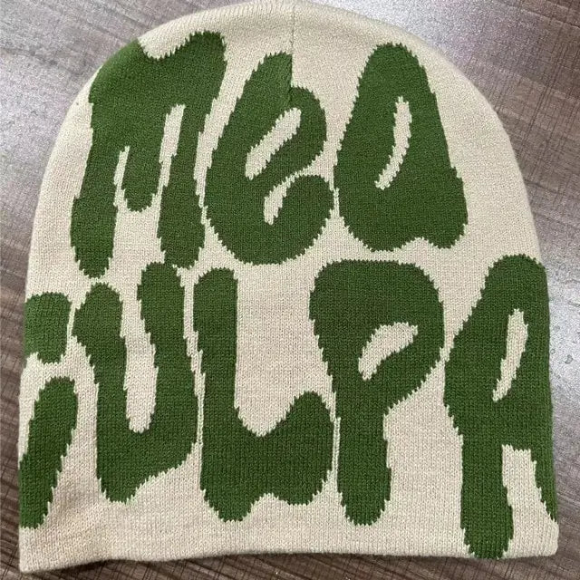 Women's Cozy Warm Knitted Hat – With Color Blocks 11