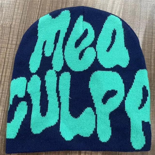 Women's Cozy Warm Knitted Hat – With Color Blocks 12