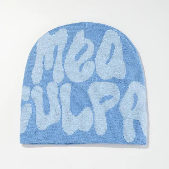 Women's Cozy Warm Knitted Hat – With Color Blocks 14