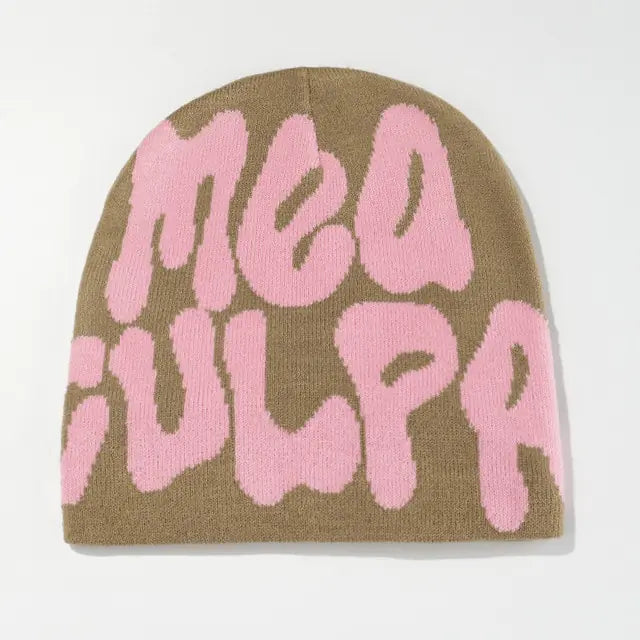 Women's Cozy Warm Knitted Hat – With Color Blocks 22