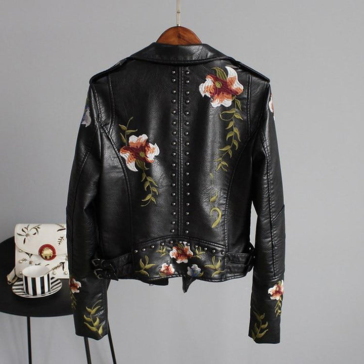 Womens_Daring_Biker_Jacket_Floral_Motifs_and_Stud_Details_2