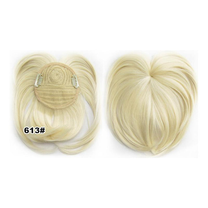 Women's Discrete Hair Topper – Short Style with Volume and Clips 10